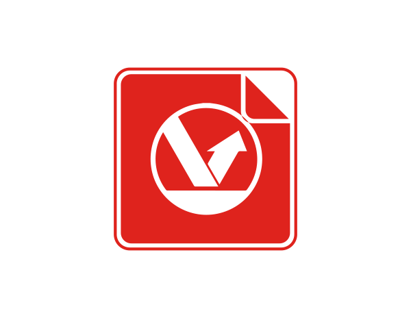 Reflecterende sticker rood